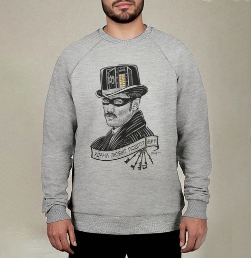 Фотография футболки Удача любит подготовку - ломщик