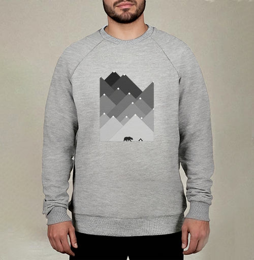 Фотография футболки Медведи, Горы и Палатка  Номер Четырнадцать