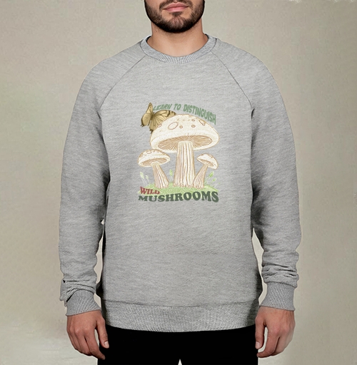 Фотография футболки Учись отличать дикие грибы Learn To Distinguish Wild Mushrooms