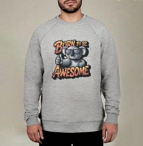 Фотография футболки Футболка с коалой Born to Be Awesome