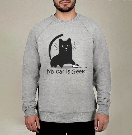 Фотография футболки My cat is Geek