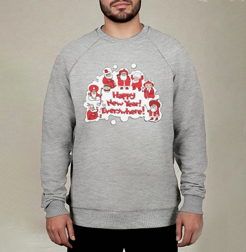 Фотография футболки Global Santa Unites / Глобальный Санта Объединяет New Year Everywhere