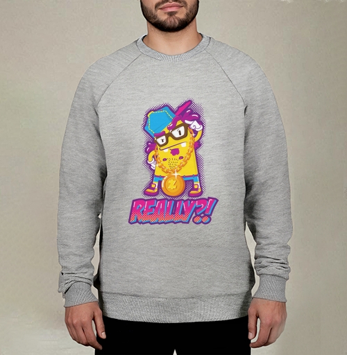Фотография футболки Skeptical Yellow Gangsta Character / Скептичный Жёлтый Гангста Монстр