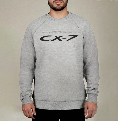 Фотография футболки Lettering CX-7 / Леттеринг CX-7 оптическая коррекция шрифта на темном фоне