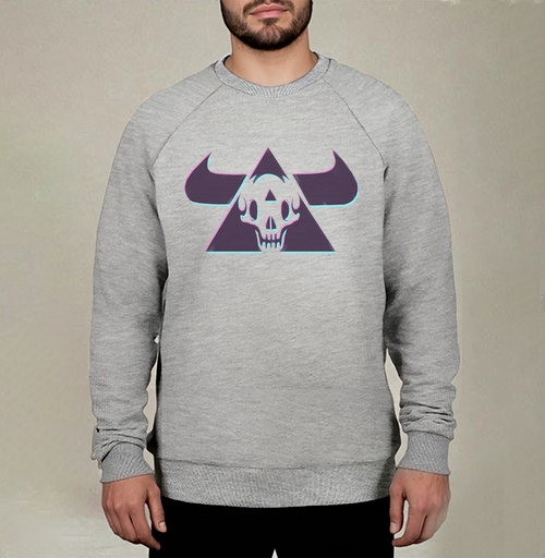 Фотография футболки TRIANGLE SKULL BULL / Череп быка в треугольнике