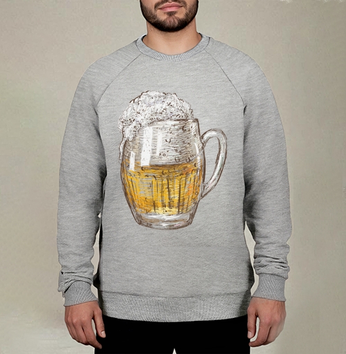 Фотография футболки Янтарная кружка пива Beer Time