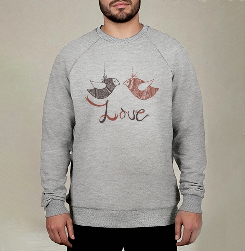 Фотография футболки Love birds / Неразлучники