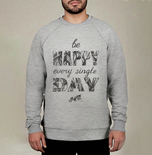 Фотография футболки Be happy every single day / Счастье каждый день