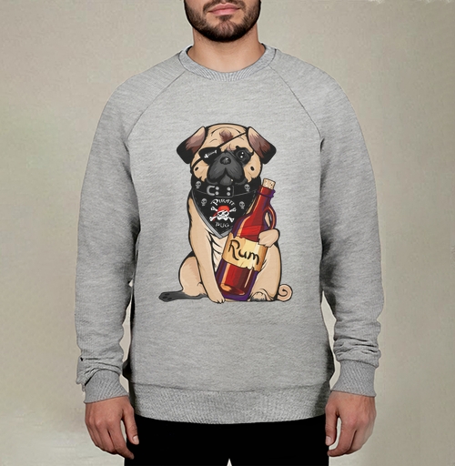 Фотография футболки Pirate pug