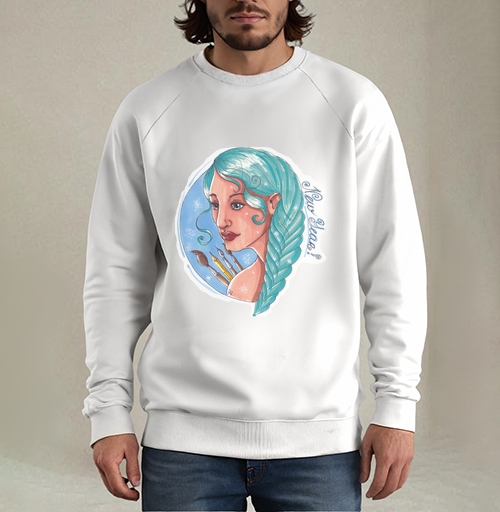 Фотография футболки Новый год художника