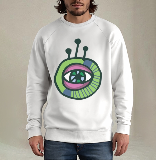 Фотография футболки Взгляд из космосмоса