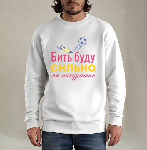 Фотография футболки Бить буду сильно, но аккуратно