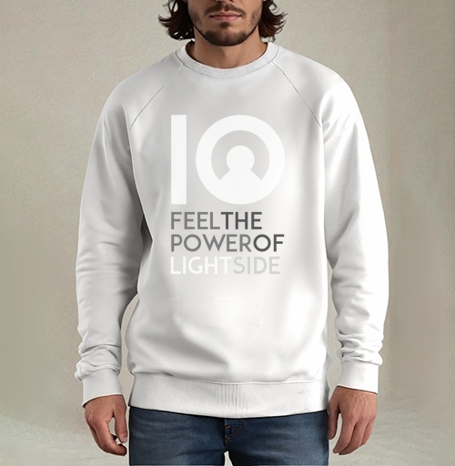 Фотография футболки FEEL THE POWER OF LIGHT SIDE / ПОЧУВСТВУЙ СИЛУ СВЕТЛОЙ СТОРОНЫ
