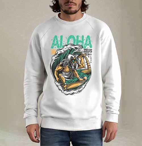 Фотография футболки Aloha Zeus / Алоха Зевс