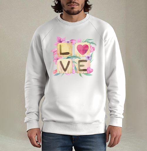 Фотография футболки Любовь в квадрате