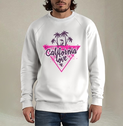 Фотография футболки California love яркая романтика пальмовой вечеринки