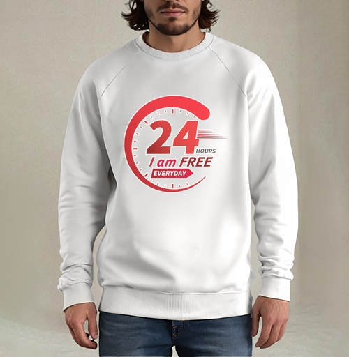 Фотография футболки Свобода без ограничений жизни 24 часа каждый день