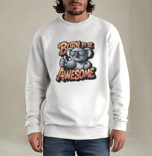 Фотография футболки Футболка с коалой Born to Be Awesome
