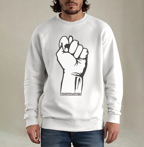 Фотография футболки Raised Fist / Поднятый кулак символ сопротивления и вертикаль власти плакат