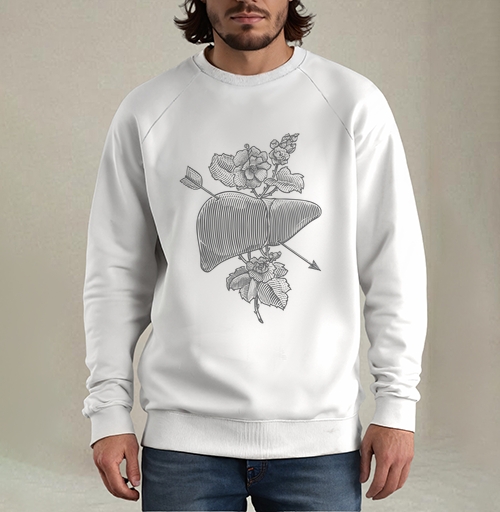 Фотография футболки Liver&flowers