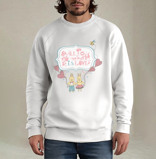 Фотография футболки All you need is love! / Всё, что нужно — это любовь!