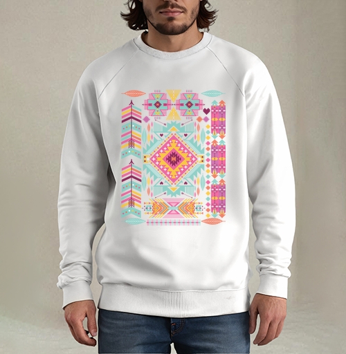 Фотография футболки Trendy tribal ornament