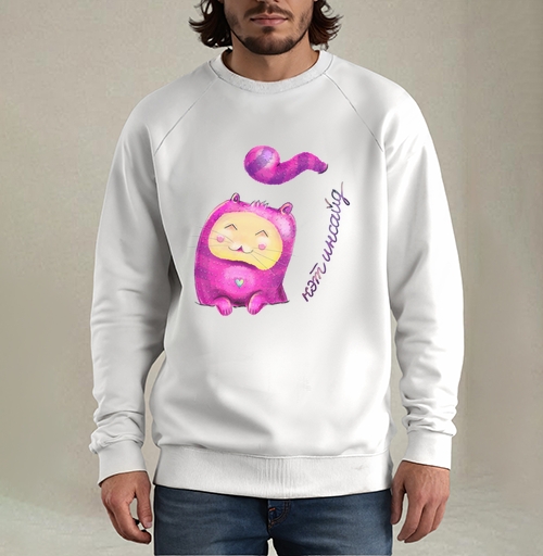 Фотография футболки Мягкая игрушка Котик в ярком костюме
