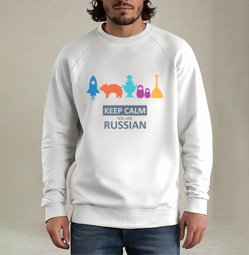 Фотография футболки Минималистичный постер Keep Calm You Are Russian