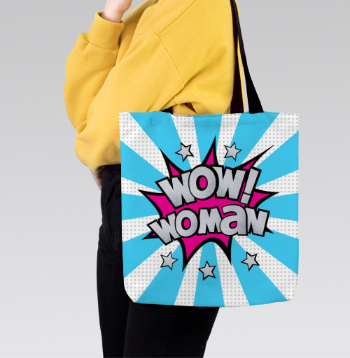 Фотография футболки WOW! woman — сила женской энергии ярко и смело