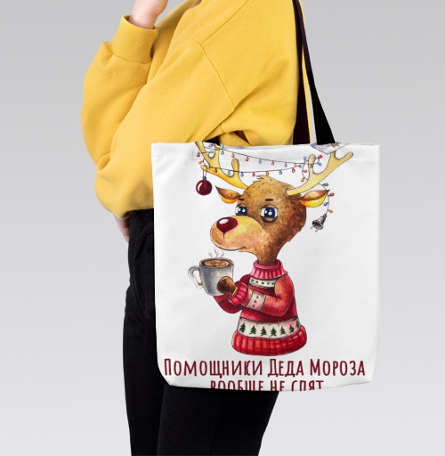 Фотография футболки Помощник Деда