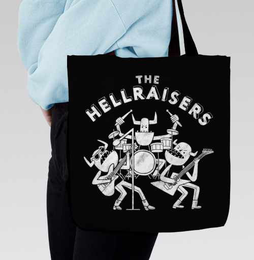 Фотография футболки The Hellraisers / Нарушители спокойствия играют монстры рок музыканты