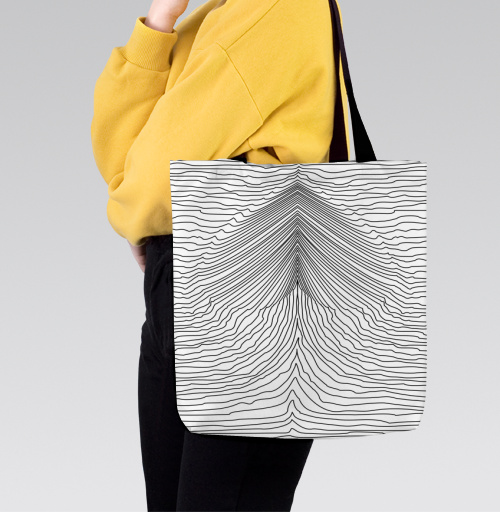 Фотография футболки Ироничный арт с жестом в стиле Joy Division