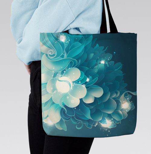 Фотография футболки Магия светящегося биоморфизма – цифровая графика