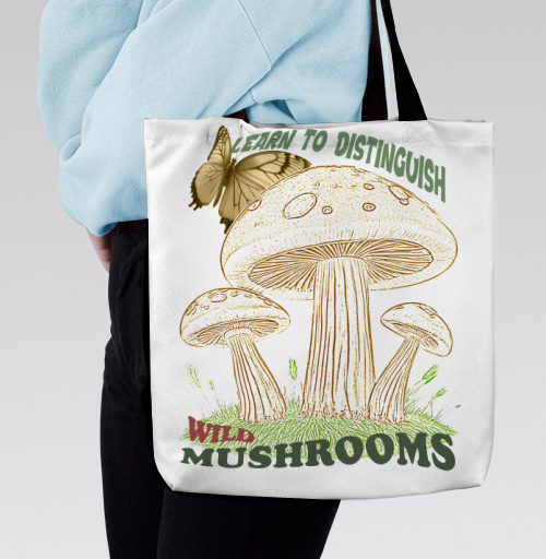 Фотография футболки Учись отличать дикие грибы Learn To Distinguish Wild Mushrooms