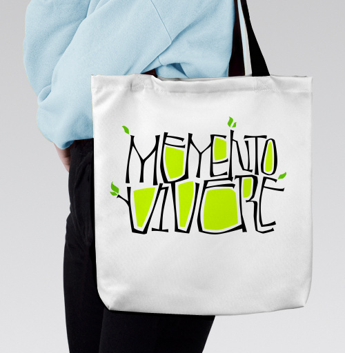 Фотография футболки Memento vivere Помни жить символы философии жизни