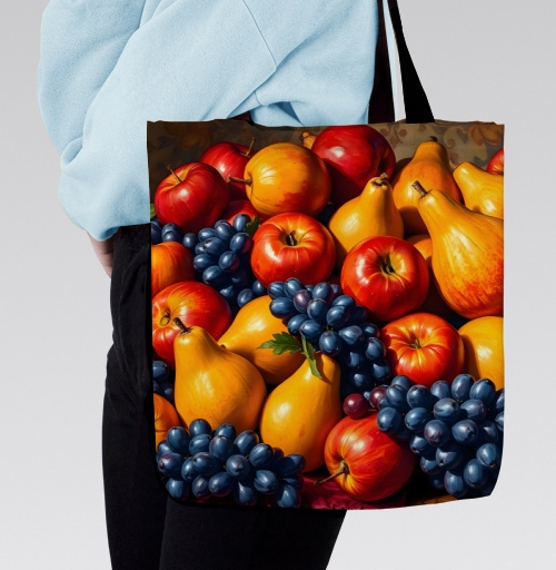Фотография футболки Спелые яблоки груши Натюрморт Still Life натюрморт для кухни подарок