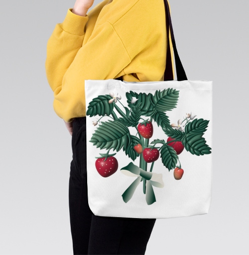 Фотография футболки Strawberry Bouquet Berries Summer / Клубничный Букет Ягоды Лето