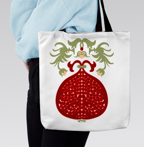 Фотография футболки Royal Pomegranate Fruit Ornament / Королевский гранат декоративный элемент узора