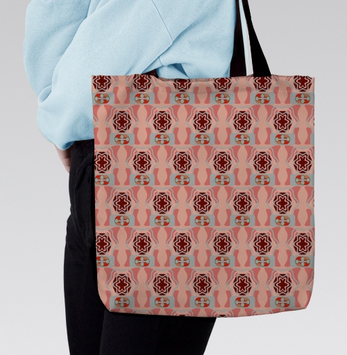 Фотография футболки Теплая геометрия узоры ритм повторения