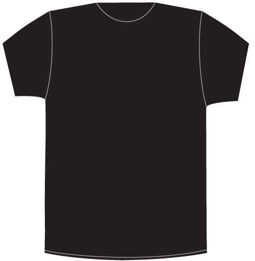 Фотография футболки Мрачный побег человека от системы видеонаблюдения сквозь штрихкод