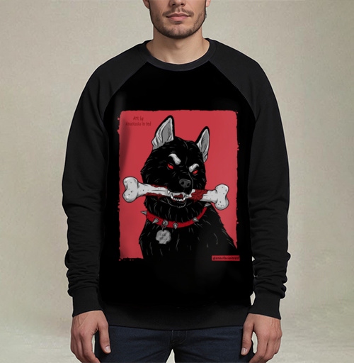 Фотография футболки Черный пёс
