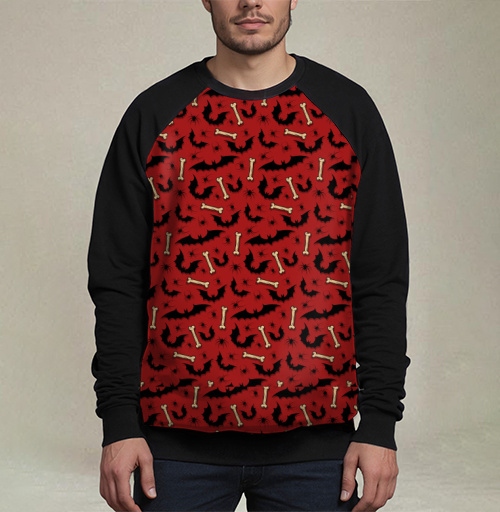 Фотография футболки Летучие мыши, пауки и кости