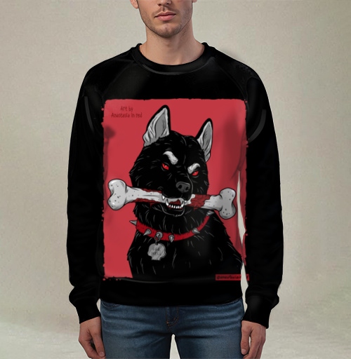 Фотография футболки Черный пёс