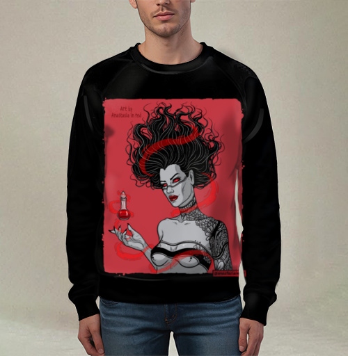 Фотография футболки Темная ведьма с зельем