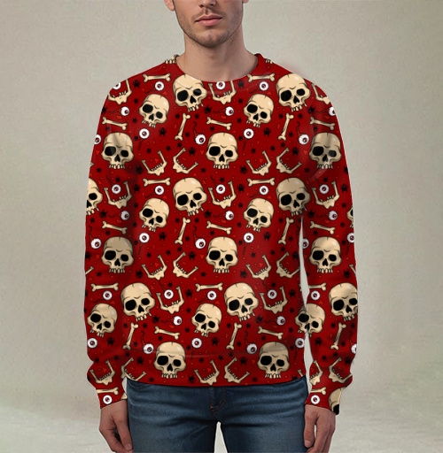 Фотография футболки Черепа и кости