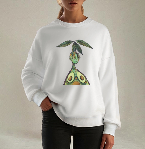 Фотография футболки Девушка - Авокадо