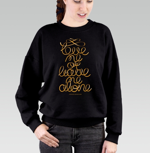Фотография футболки Gold ribbon lettering / Люби или уходи saying Love me or leave me alone