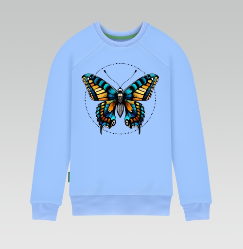 Фотография футболки Голубая бабочка