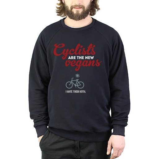 Фотография футболки Велосипедисты - новые веганы