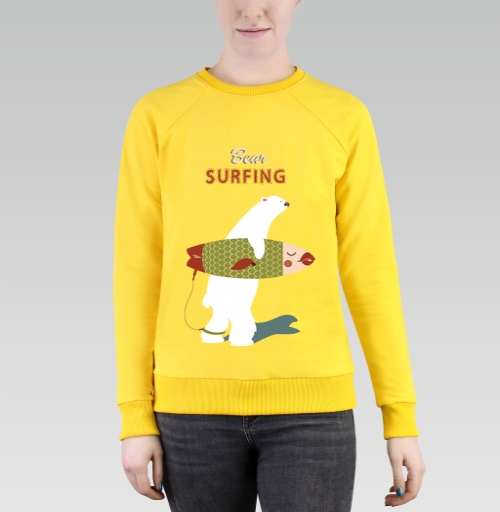 Фотография футболки Медведь-Сёрфер или Медвежий сёрфинг